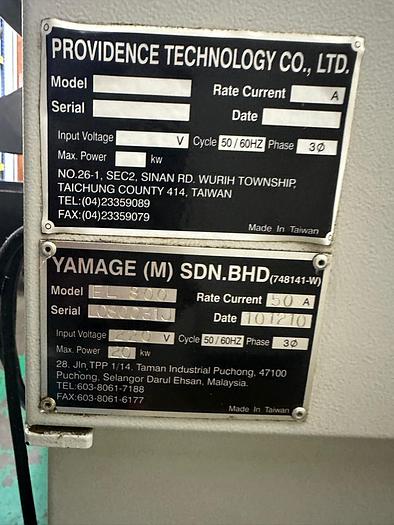 Used ETEC EL800 Year 2010 CNC Milling Machine