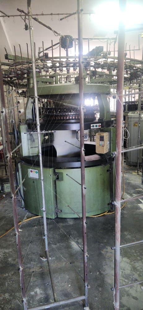 Used Albi Maschinenfabrik (Alber & Bitzer GmbH & Co.) R12 Industrial Circular Knitting Machine