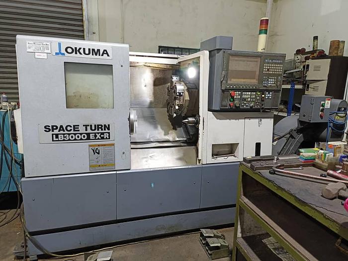 Used OKUMA Model LB3000EX-RC500 Year 2007 CNC Lathe