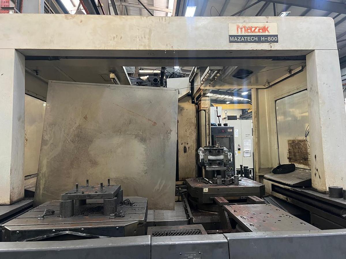 Used Mazak Mazatech H-800 CNC Horizontal Machining Center Year 1996