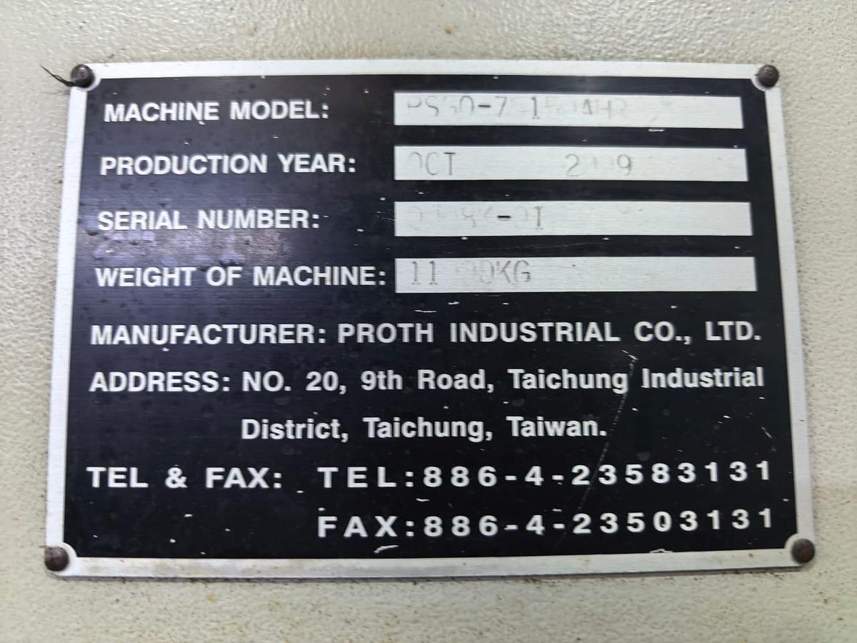 Used Proth PSGO-75150 AHR Surface Grinder Year 2009