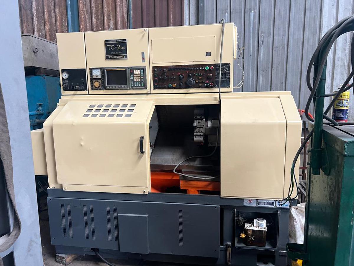 Used Takisawa TC-2 MII CNC Lathe Year 1994