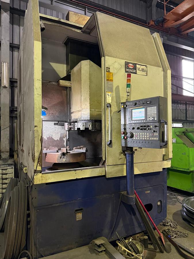 Used Honor VL-86A Vertical Turning Lathe Year 2015