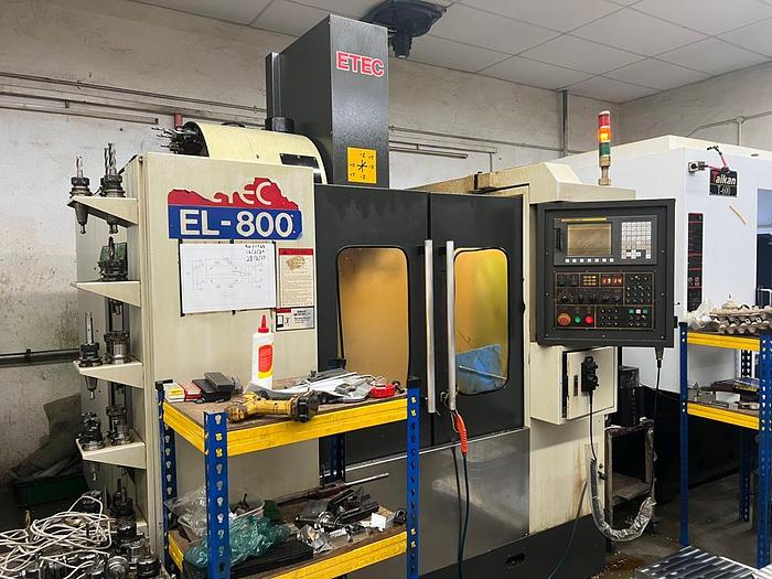 Used ETEC EL800 Year 2011 CNC Milling Machine