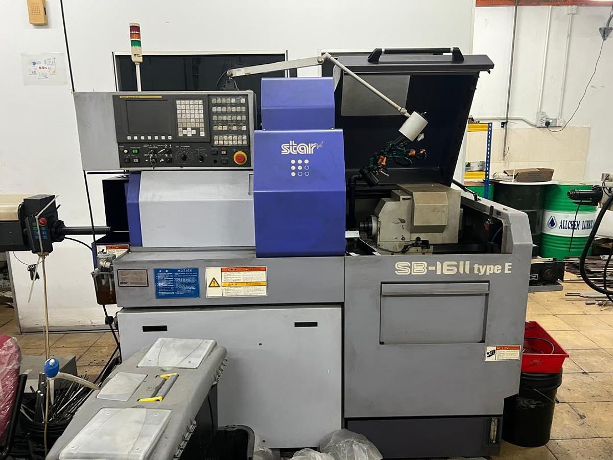 Used Star SB-16II Type E CNC Auto Lathe Year 2012