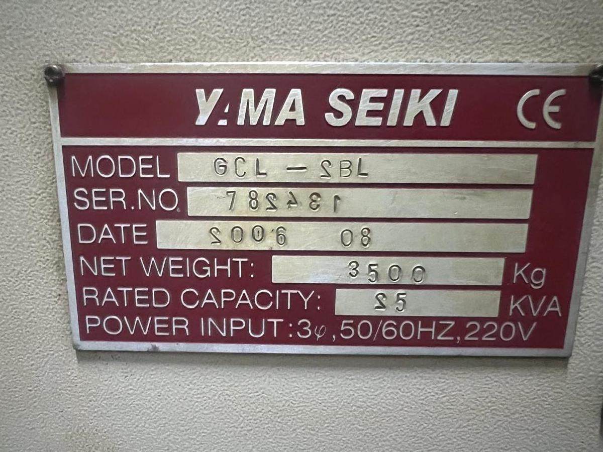 Used Yama Seiki GCL-2BL CNC Turning Center Year 2006