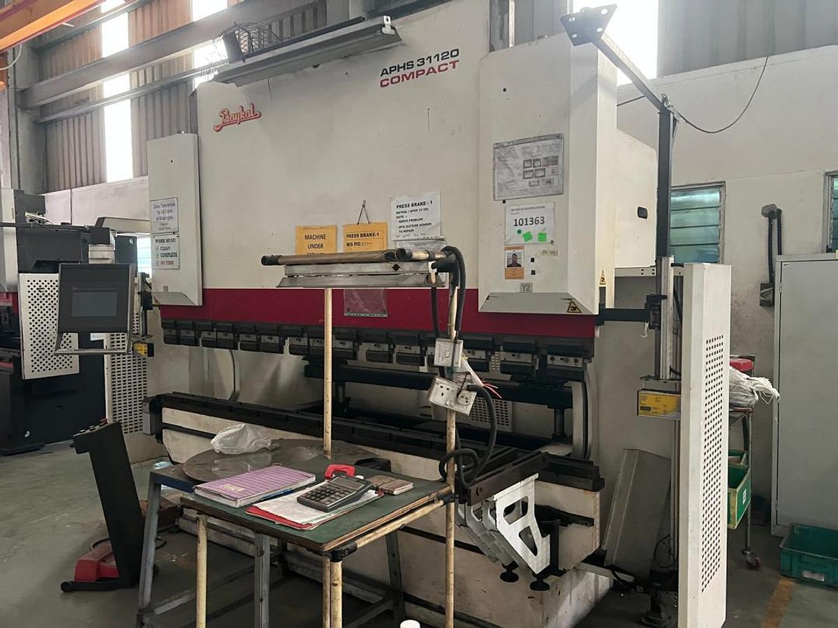 Used Baykal APHS 31120 Hydraulic Press Brake Year 2017