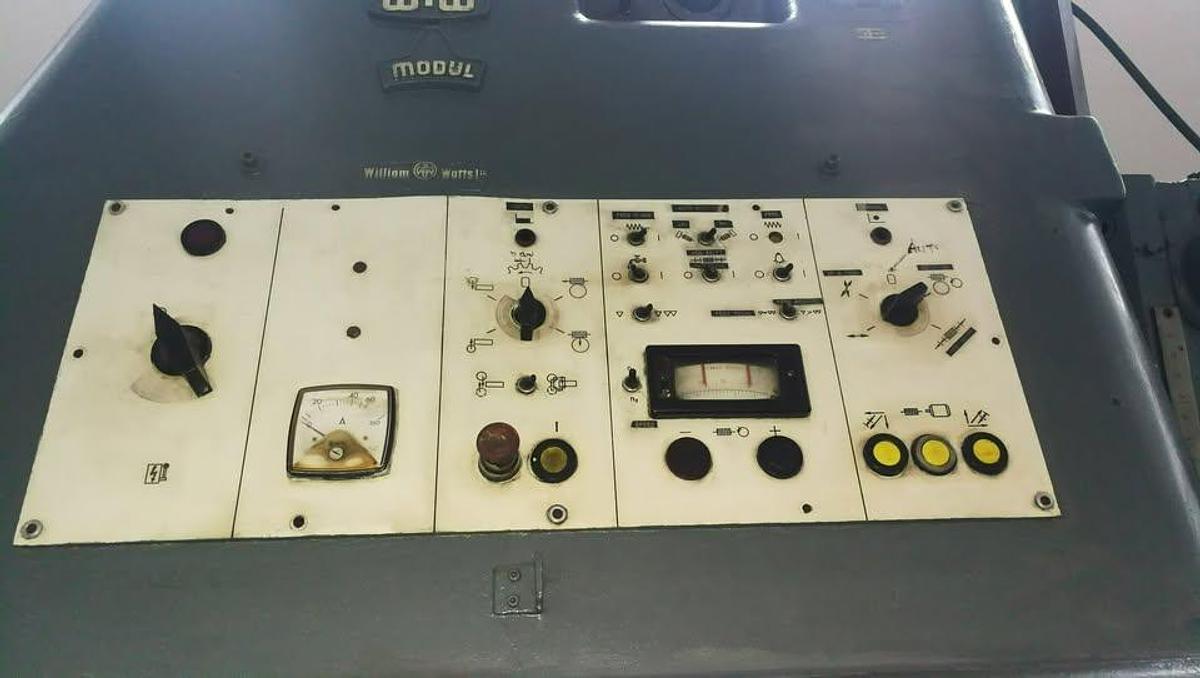 Used WMW MODUL ZFWZ 1250mm x 14/II Universal Gear Hobbing Machine