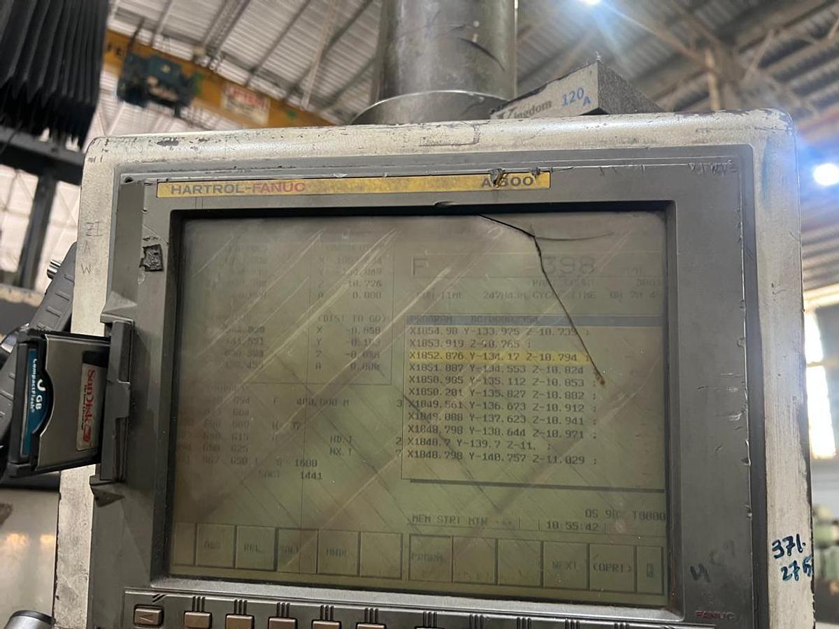 Used Hartford HB-3190A CNC Double Column Machining Center Year 2005