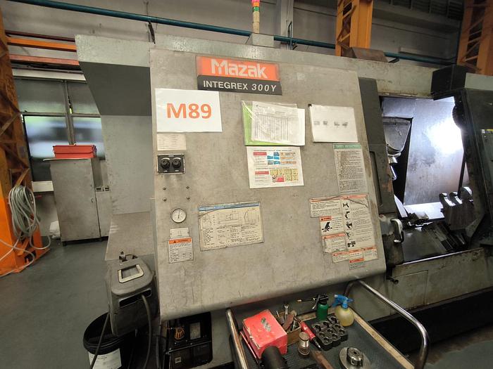 Used Year 2001 Mazak Integrax 300Y Universal CNC Turn-Mill Center