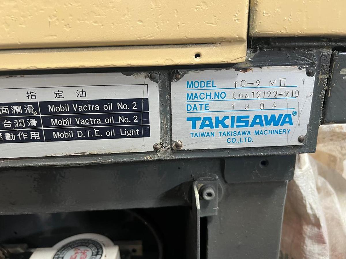 Used Takisawa TC-2 MII CNC Lathe Year 1994