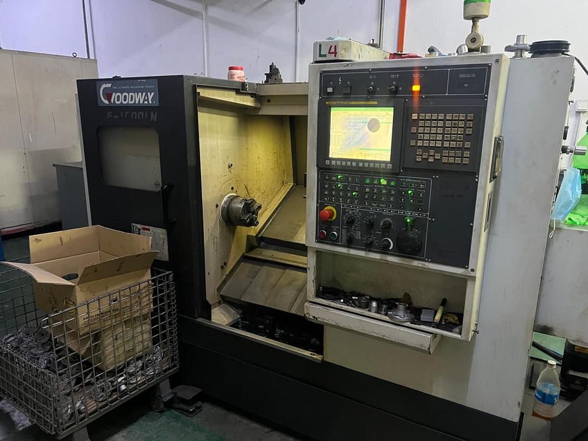 Used Goodway GLS-1500LMS CNC Turning Center Year 2013
