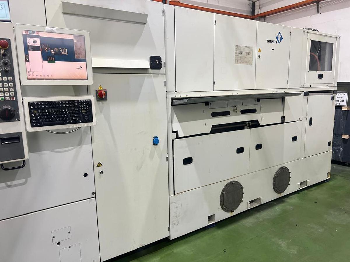 Used Tornos Multiswiss 6x14 Auto Lathe Machine Year 2013