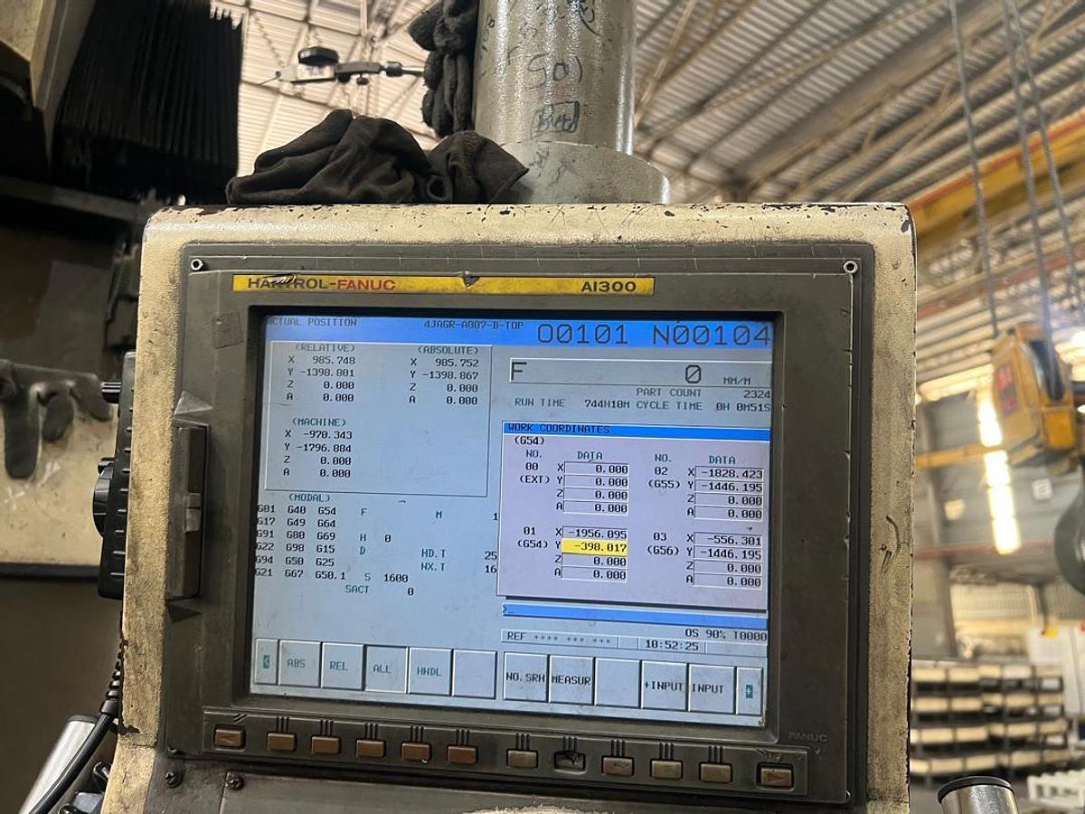 Used Hartford HB-3190A CNC Double Column Machining Center Year 2006