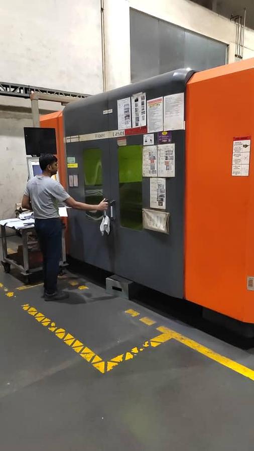 Used Nukon 10m x 2.5m Fiber Laser Cutting Year 2017