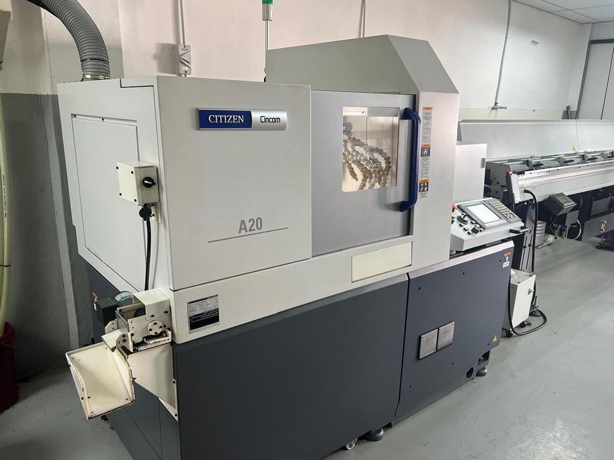 Used Citizen Cincom A20-3F7 Turnmill Auto Lathe Year 2019