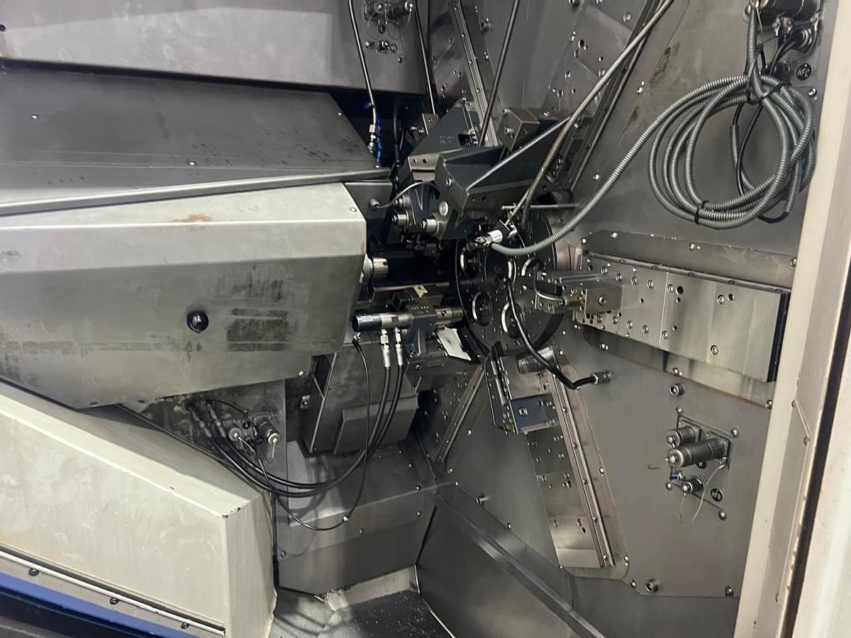 Used Tornos Multiswiss 6x14 Auto Lathe Machine Year 2013