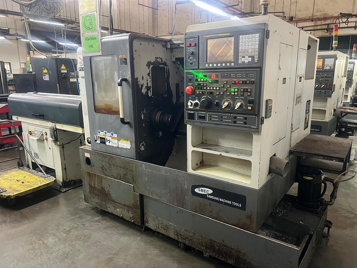 Used SMEC Samsung PLC1600C CNC Turning Center Year 2013