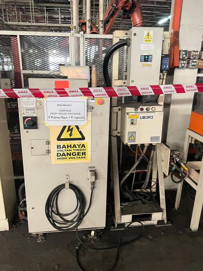 Used Yaskawa Motoman YR-ES200N-A00 Industrial Spot Welding Robot Year 2008