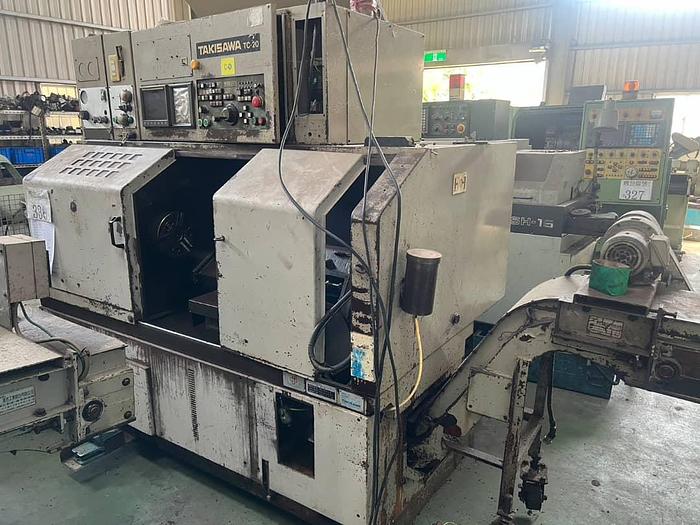 Used Takisawa TC-20 CNC Lathe Year 1995
