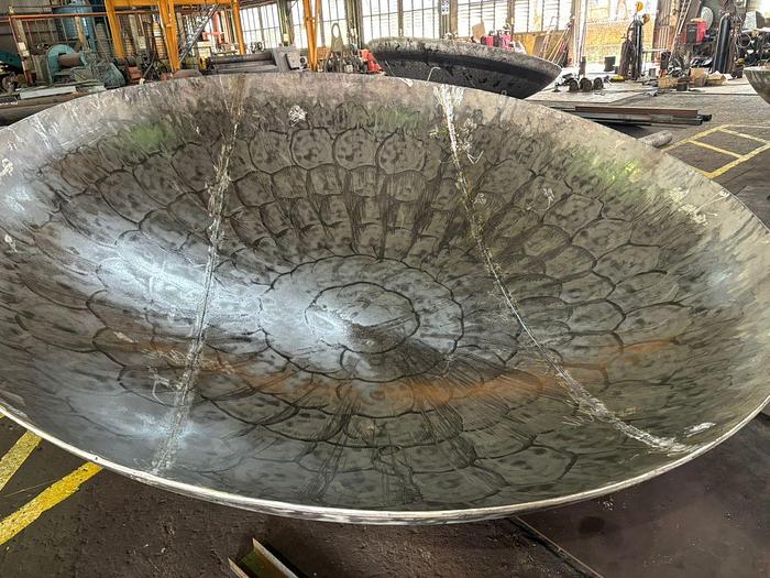 Used Boldrino 170T and Malco FM25x5000 Flanging and Dishing Machine