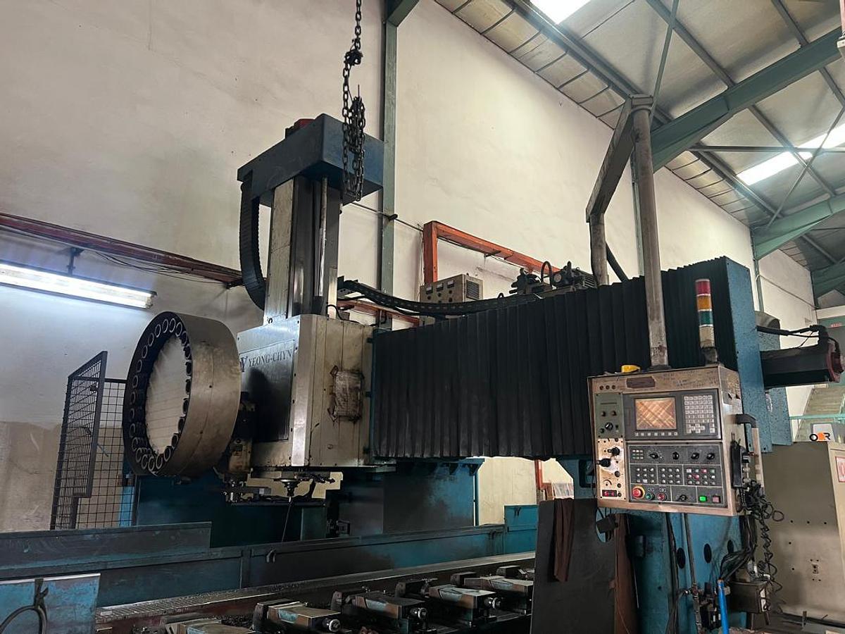 Used Yeong Chyn 6000mm Double Column Machining Center