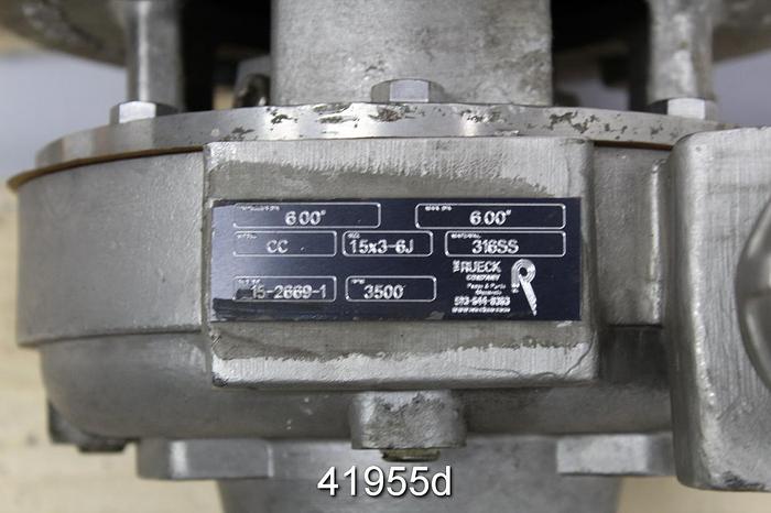 Used Rueck CC 1.5x3x6 Pump, 5-Vane SS Impeller #41955