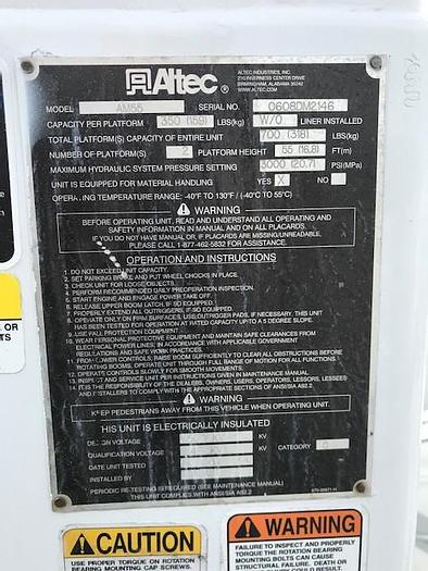 Used 2008 Chevrolet T8500 Cabover Altec AM55 Bucket Truck - C15280