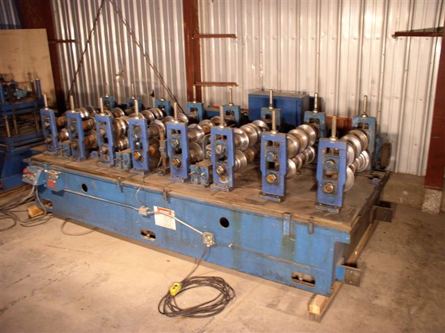 Used 16 Stand Bradbury Roll Former; 37" roll space