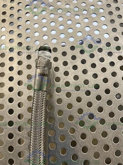 Used 36" Stainless Steel Braided Hose  w/ 1/2" Threaded Fitting