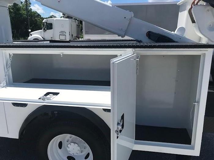 Used Versalift VST40-MH 45ft Bucket Boom on 2015 Ford F550 4x4 Reg Cab Utility Truck – C44902