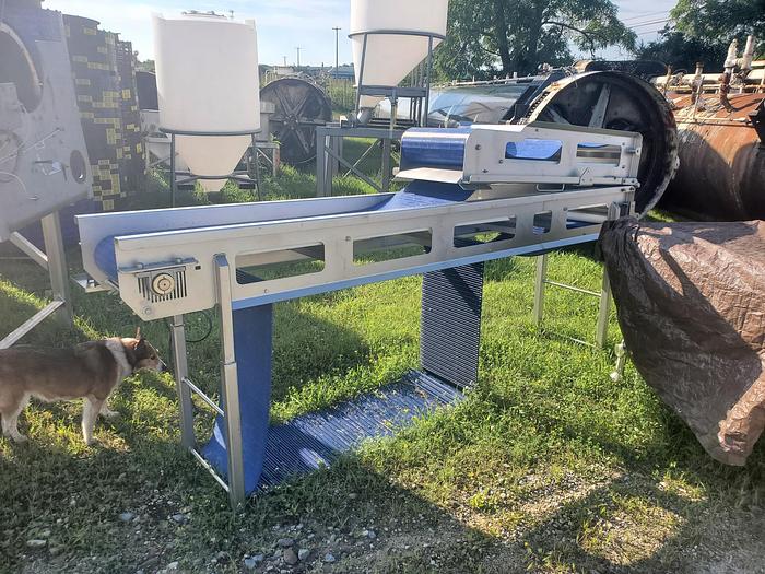 Used Custom Designed & Fabricated Stainless Steel Conveyor