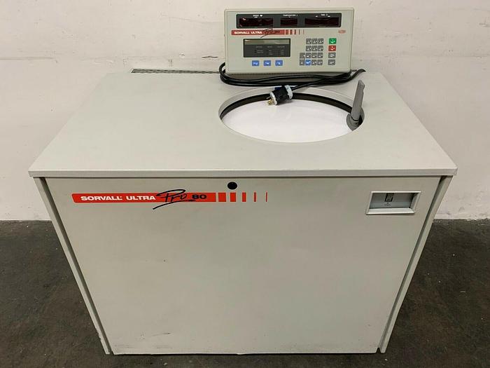 Used Sorvall Ultra Pro 80 Digital Refrigerated Centrifuge 200-240V Max RPM 80,000