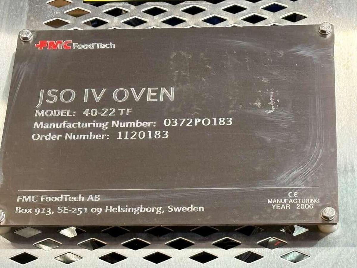 Used JBT Stein linear impingement oven