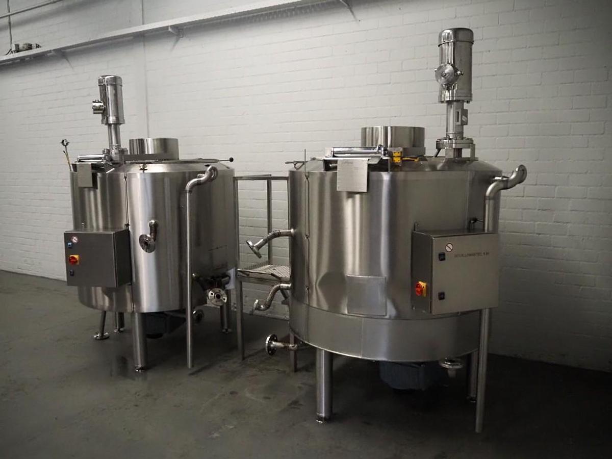 Gebruikt Terlet stirring- and cooking kettles
