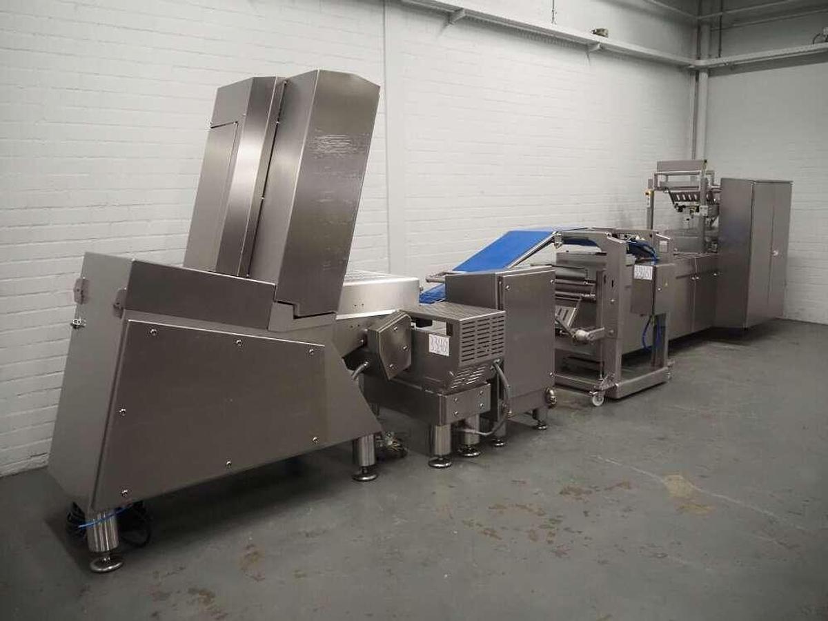 Used Treif / Variovac slicing and packaging line