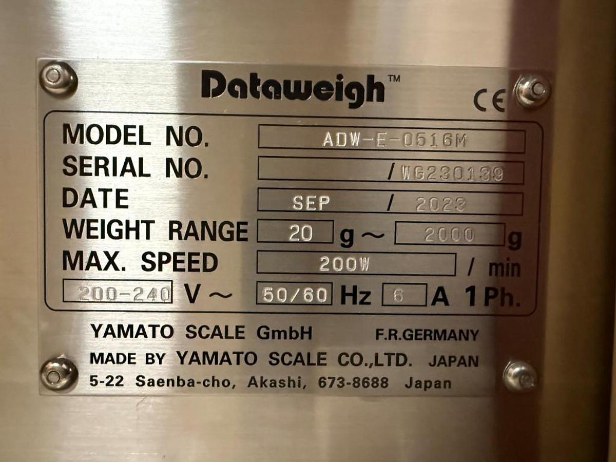 Yamato Dataweigh multiheadweigher