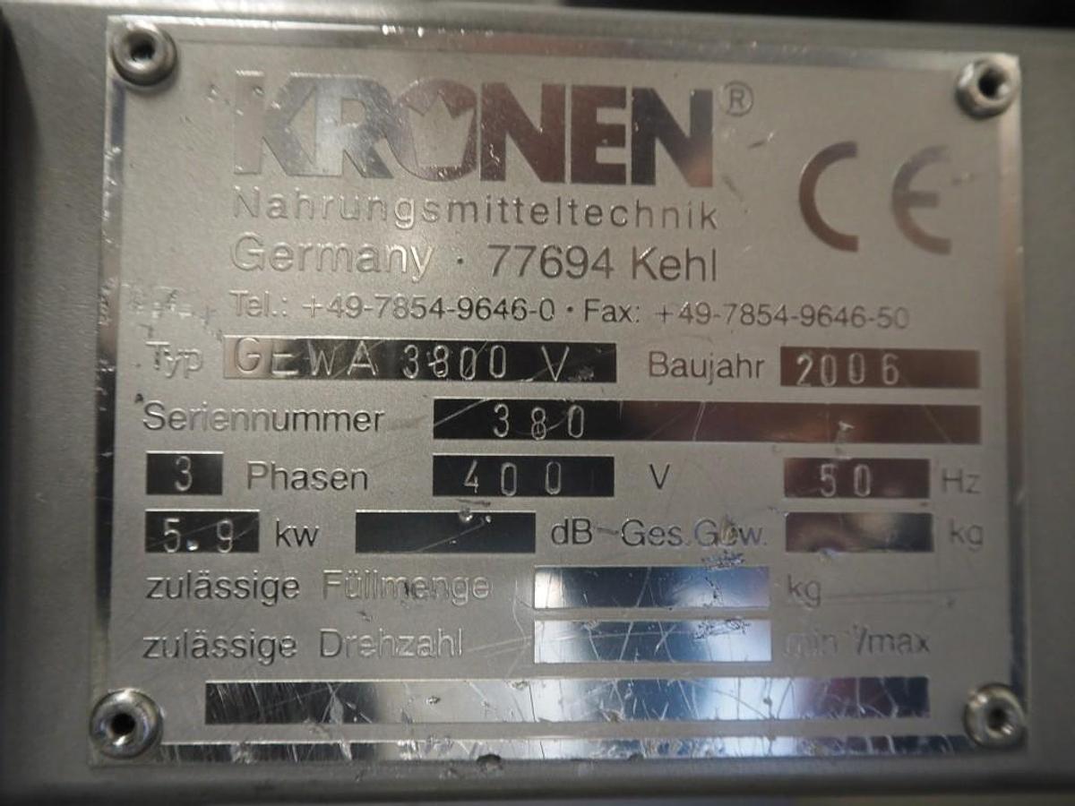 Gebruikt Kronen vegetable washing machine