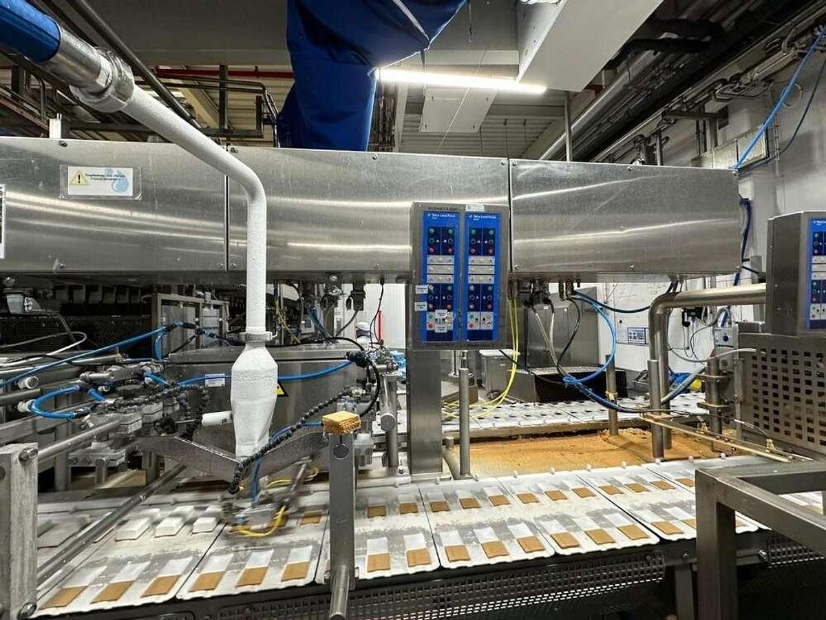 Used Tetra Pak Laval Food Hoyer ice cream sandwich line