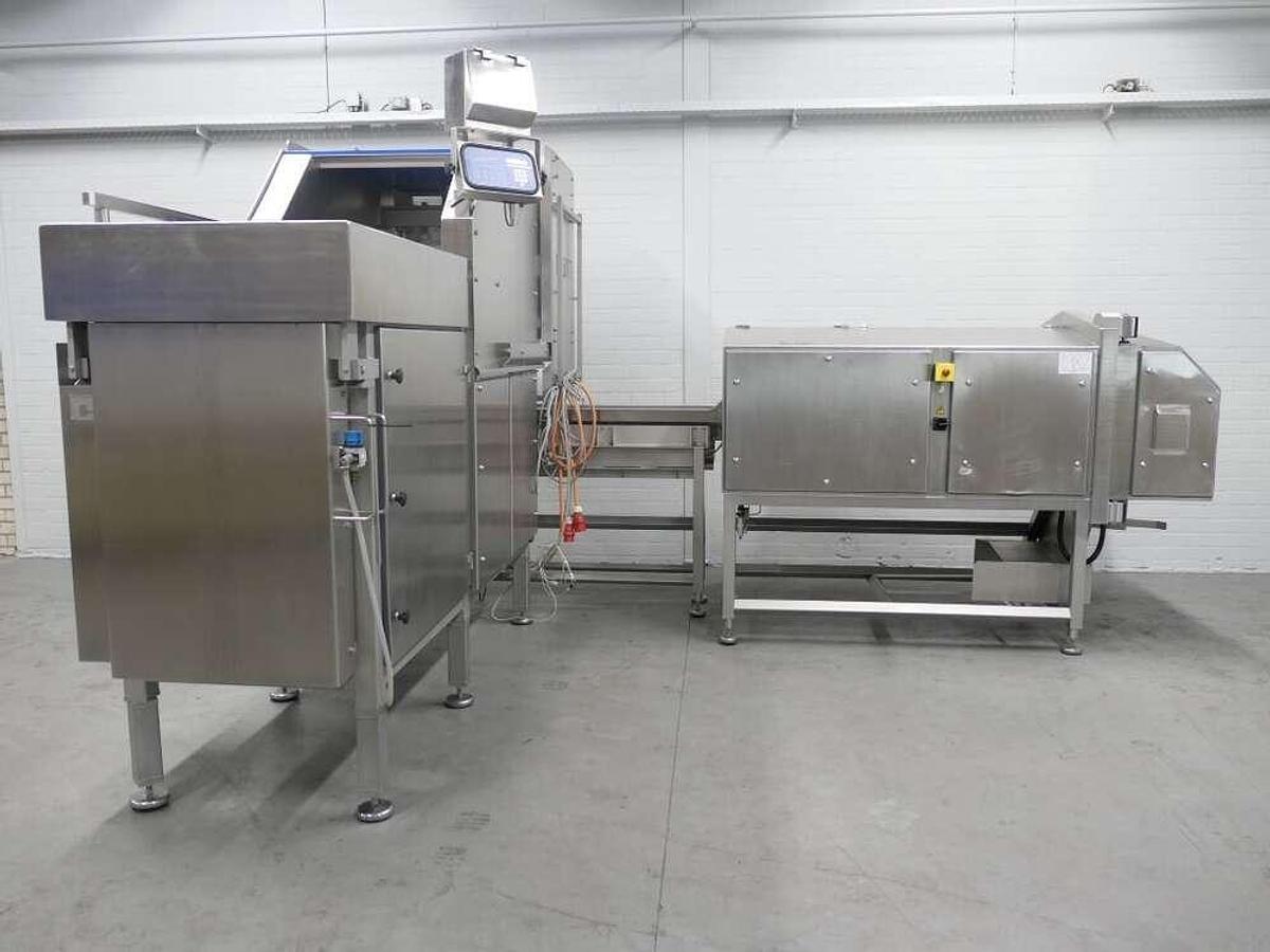 Used Magurit 3D cutting line for frozen products