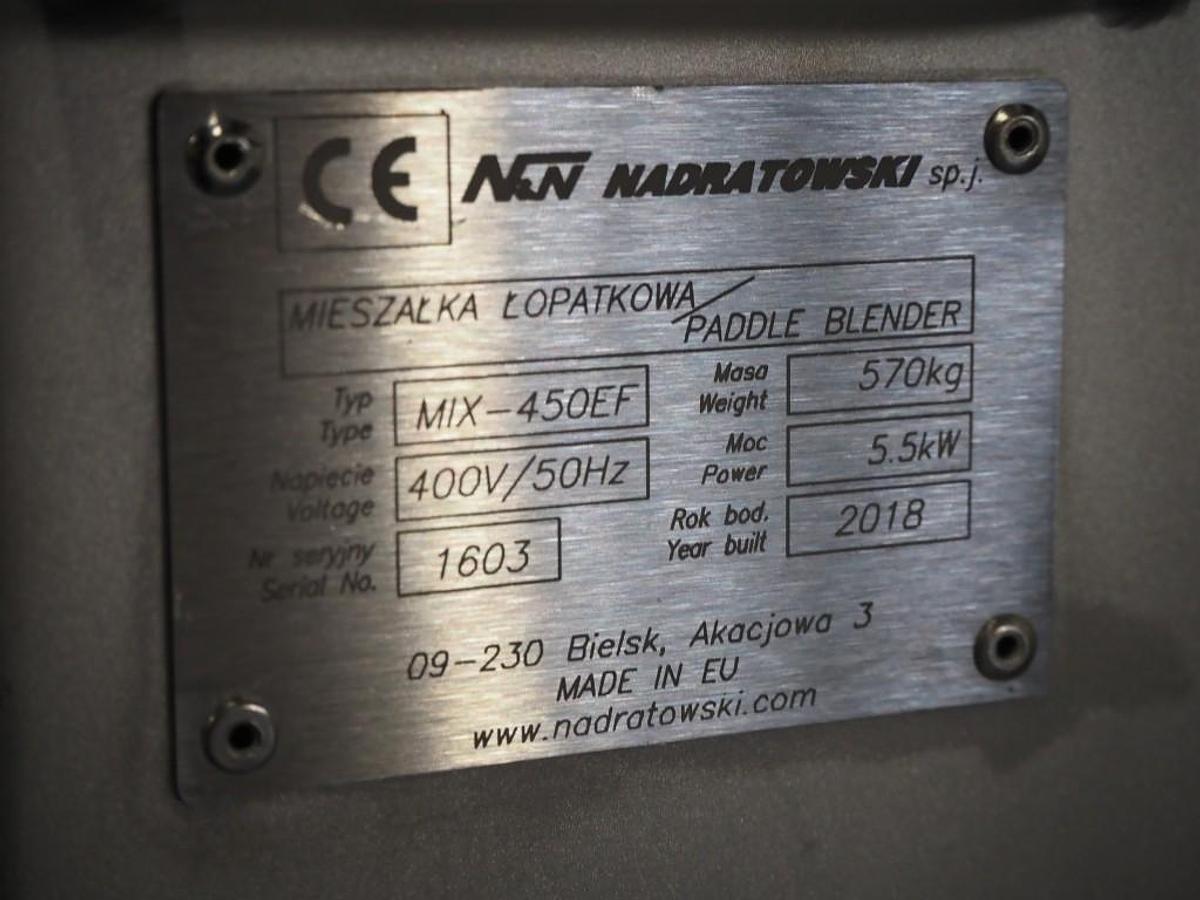 Gebruikt N&N Nadratowski paddle mixer