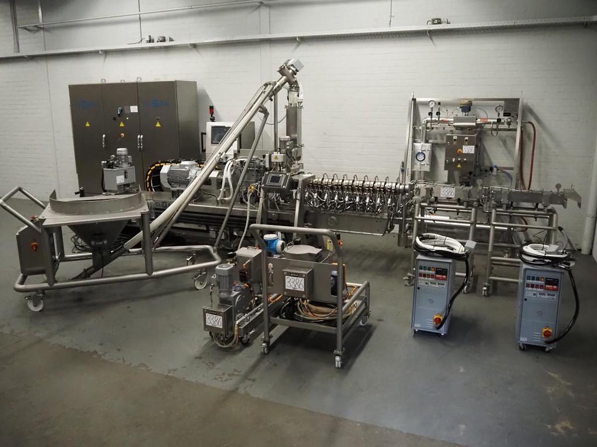 Gebruikt Clextral double screw extruder