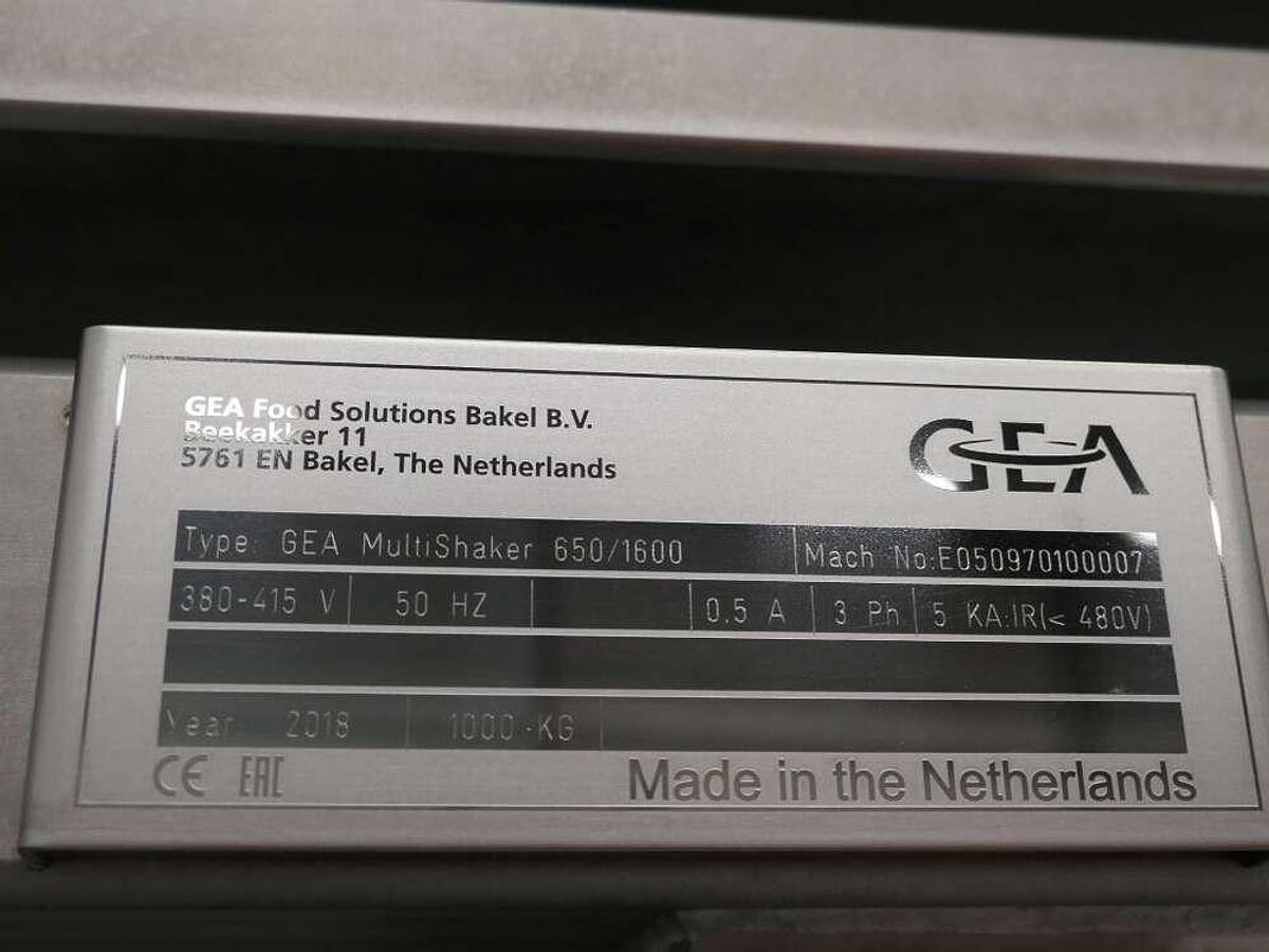 Gebruikt GEA vibrating gutter