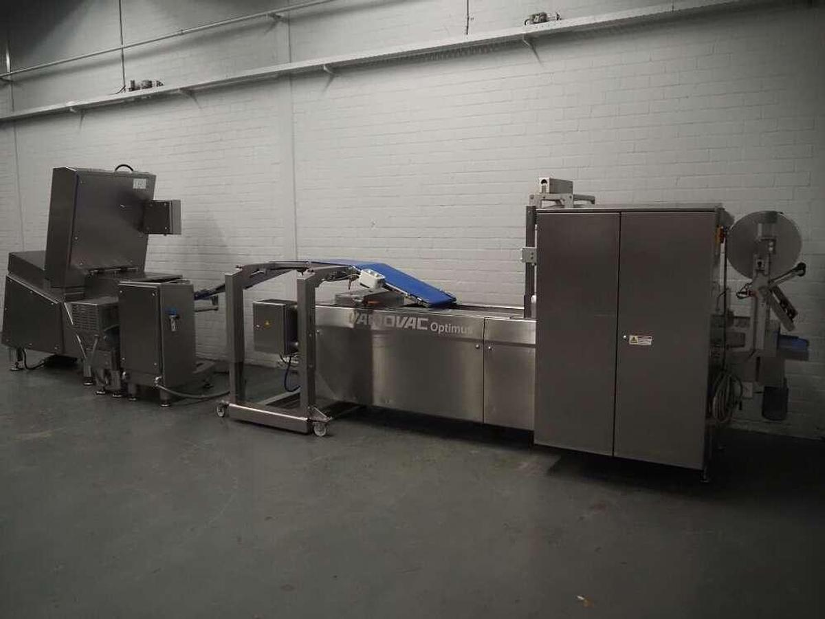 Used Treif / Variovac slicing and packaging line