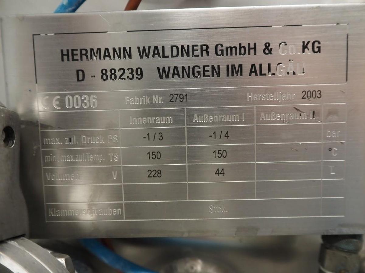 Gebruikt 2003 Waldner Pilotanlage 200L
