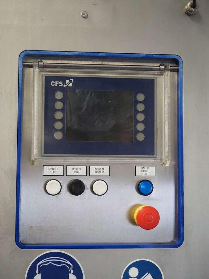 Used CFS frozen block grinder