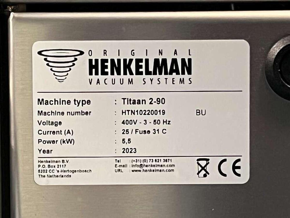 Used Henkelman automatic vacuum line