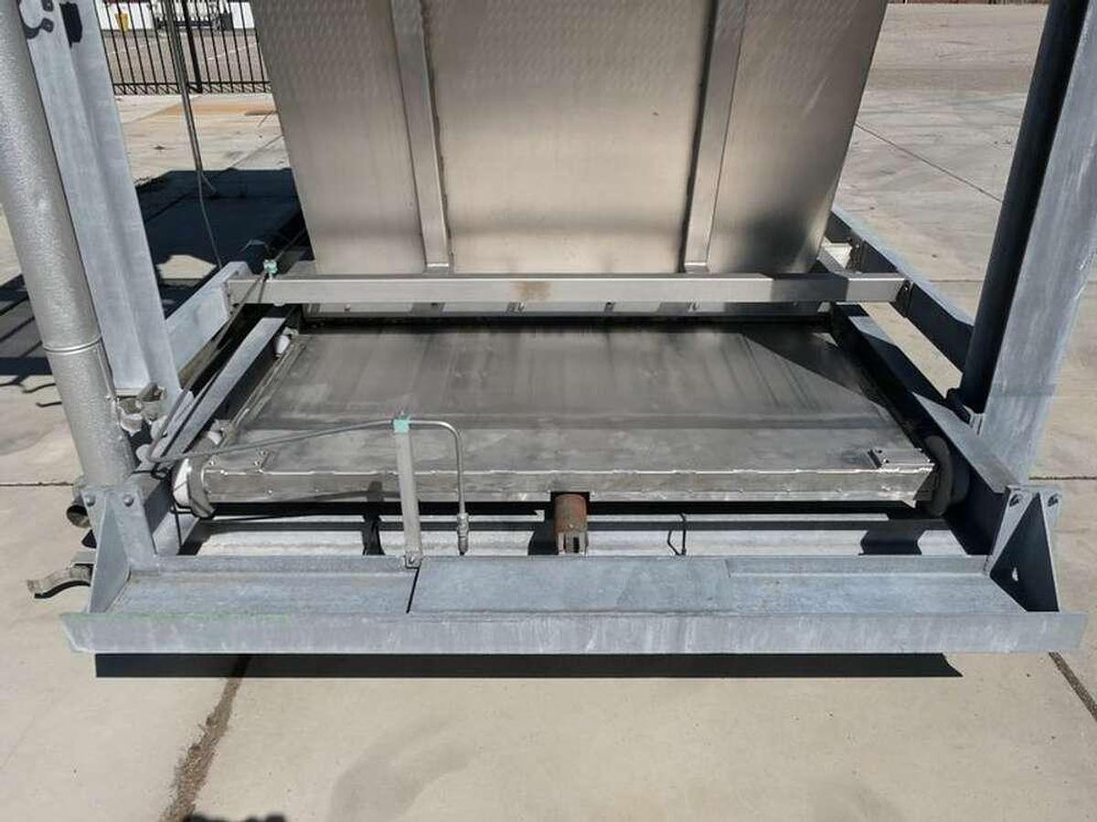 Used NN stainless steel bunker