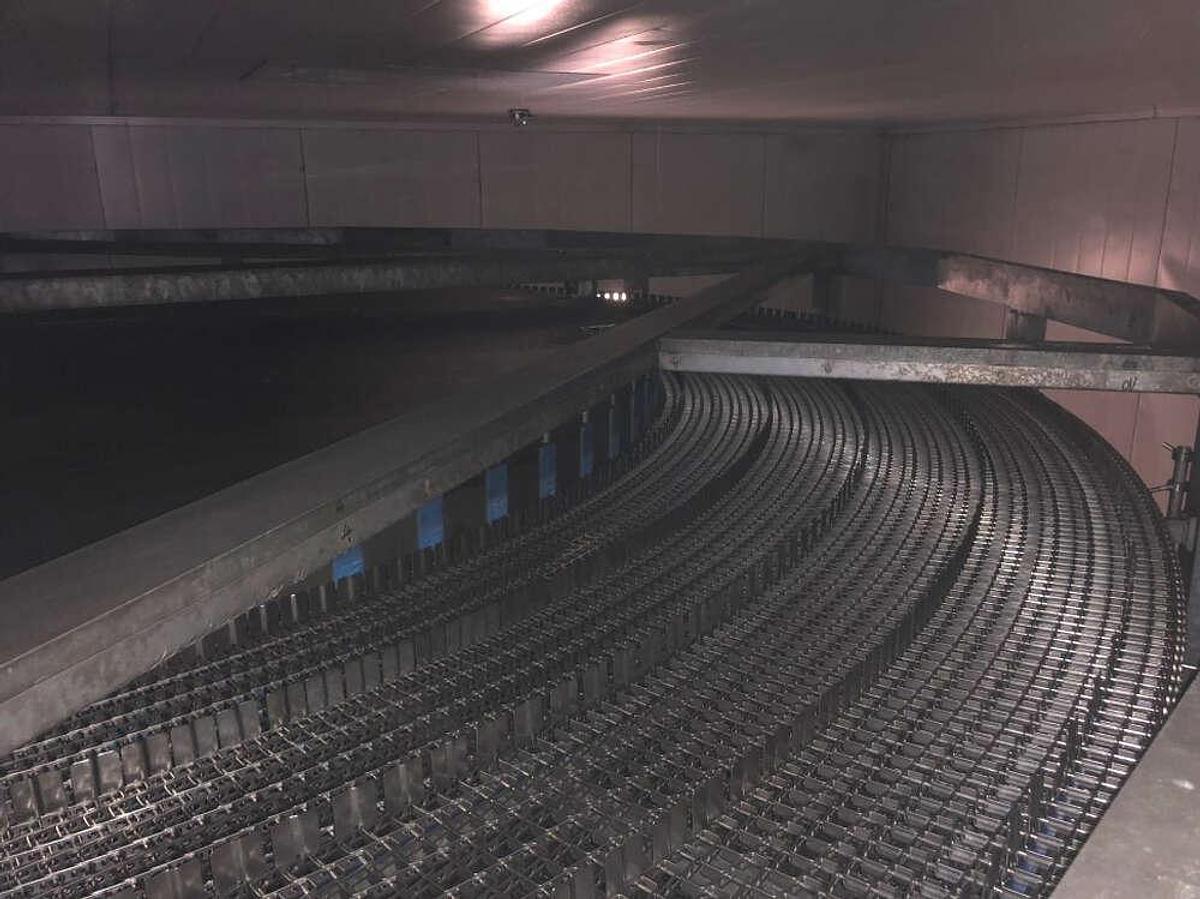 Used Heinen Artic spiral freezer