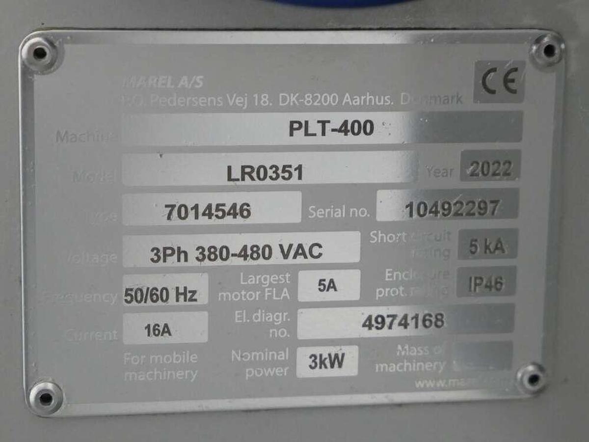 Used Marel Platino flattener